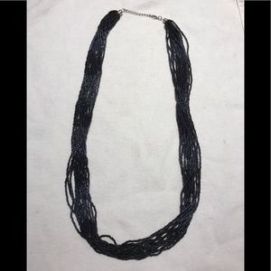 Grey and black necklace!